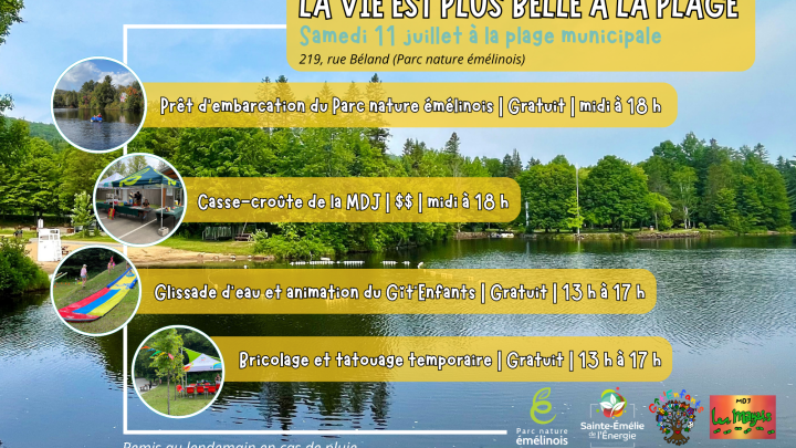 La vie est plus belle à la plage!