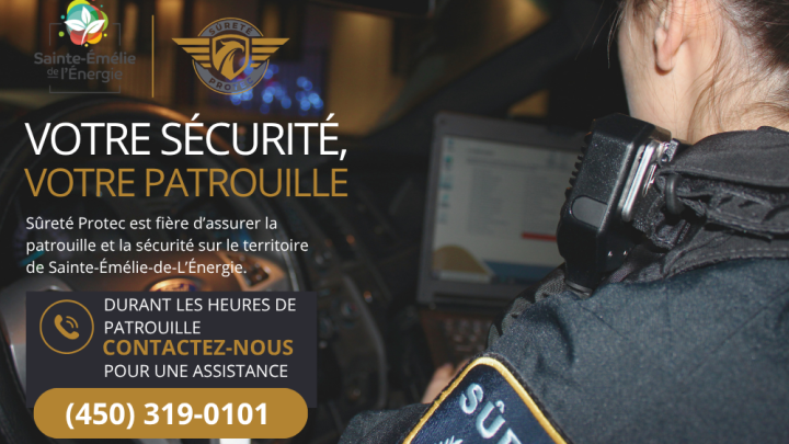 Votre sécurité, votre patrouille