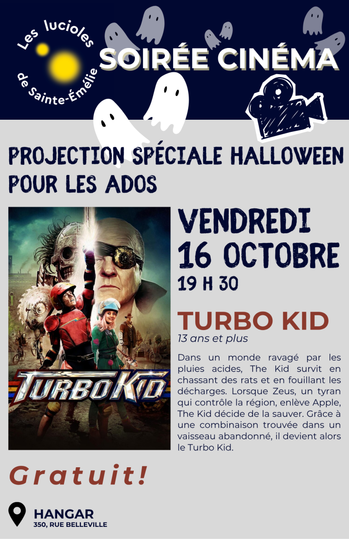 Soirée cinéma | Projection spéciale Halloween pour les ados