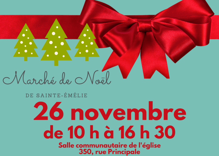 25 exposants chaleureux au marché de Noël de SainteÉmélie!