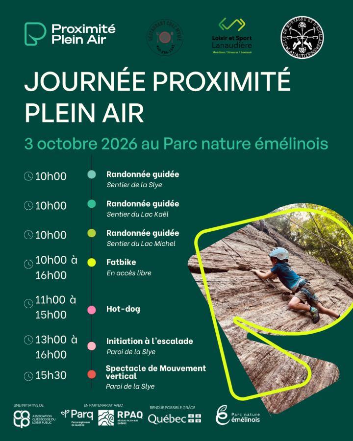 Journée Proximité plein air | 3 octobre
