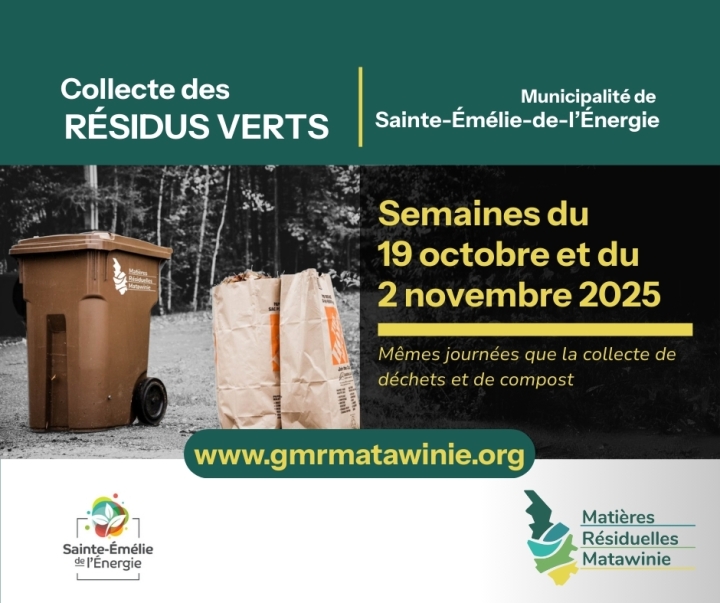 Collecte des résidus verts