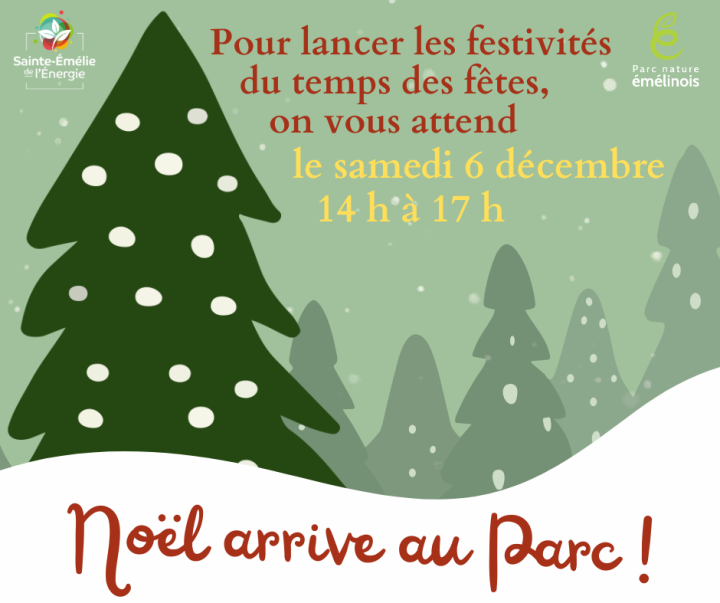 Noël arrive au Parc!