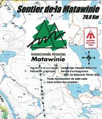 Télécharger le plan du sentier de la Matawinie
